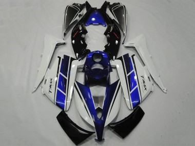 Lojas Carenagem Moto Yamaha TMAX530 2012-2014 - Branco Azul Preto