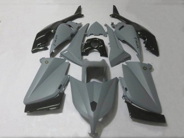 Lojas Carenagens Moto Yamaha TMAX530 2012-2014 - Cinzento Fosco Preto Brilhante