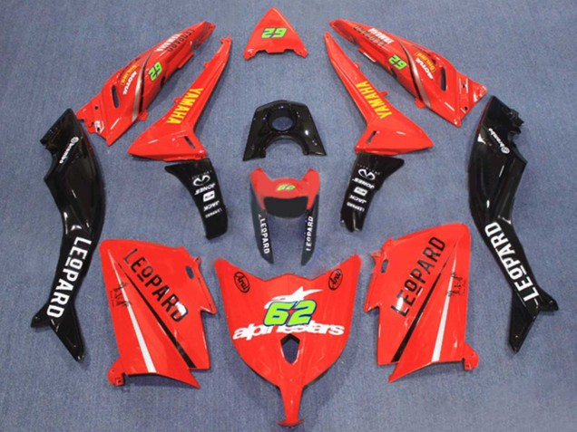 Lojas Carenagens Moto Yamaha TMAX530 2012-2014 - Vermelho Preto 62