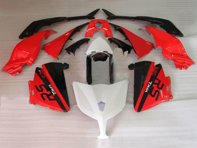 Lojas Carenagens Moto Yamaha TMAX530 2012-2014 - Branco Vermelho Preto