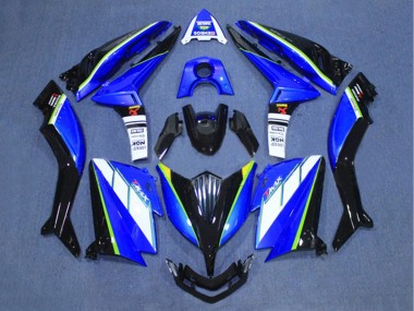 Lojas Carenagens Moto Yamaha TMAX530 2015-2016 - Branco Azul Preto