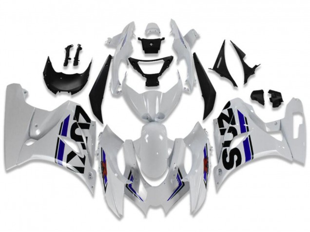 Lojas Carenagens Moto Suzuki GSXR 1000 2017-2024 - Branco Azul Preto