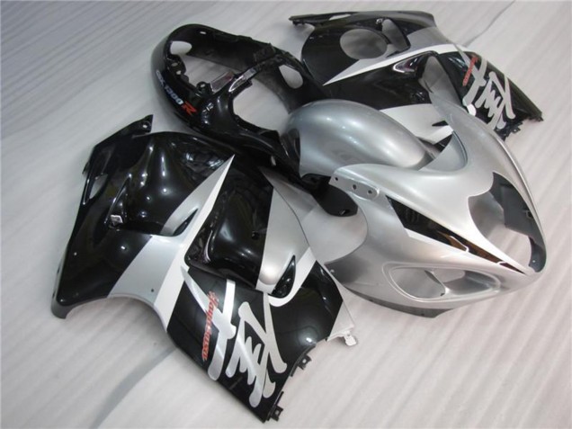 Lojas Carenagens Moto Suzuki GSXR 1300 Hayabusa 1996-2007 - Prata Preto