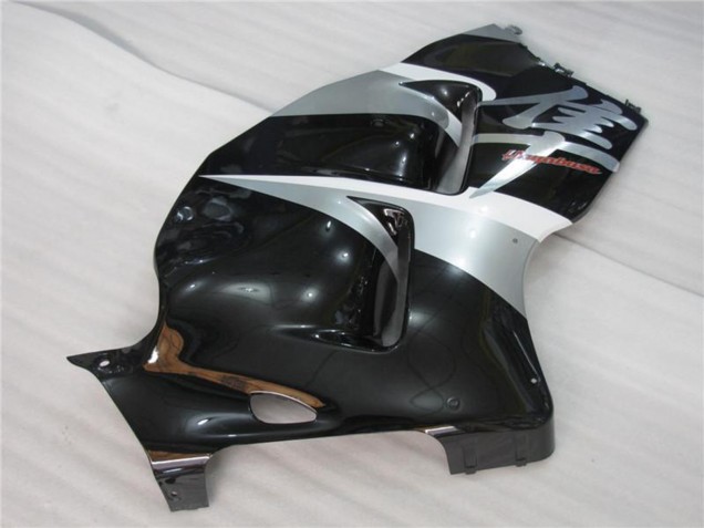 Lojas Carenagens Moto Suzuki GSXR 1300 Hayabusa 1996-2007 - Prata Preto