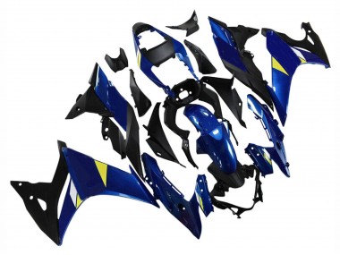 Lojas Carenagens Moto Suzuki GSX250R 2017-2020 - Azul Amarelo Preto