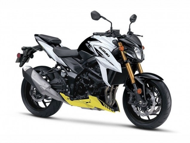 Lojas Carenagens Moto Suzuki GSX-S 750 2017-2022 - Branco Amarelo
