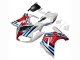 Lojas Carenagens Moto Suzuki SV650 2003-2013 - Branco Vermelho Azul Martini