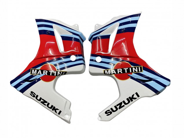 Lojas Carenagens Moto Suzuki SV650 2003-2013 - Branco Vermelho Azul Martini