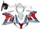 Lojas Carenagens Moto Suzuki SV650 2003-2013 - Branco Vermelho Azul Martini