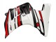 Lojas Carenagens Moto Suzuki SV650 2003-2013 - Branco Vermelho Preto