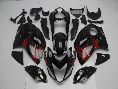 Lojas Carenagens Moto Suzuki GSXR 1300 Hayabusa 2008-2020 - Preto Brilhante Vermelho