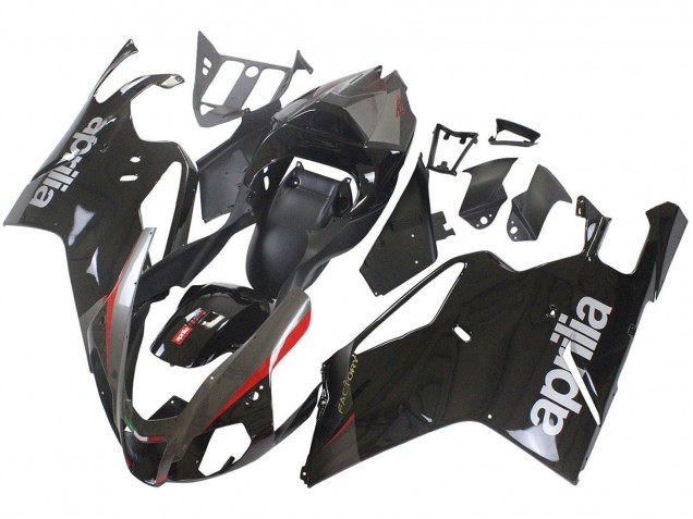 Lojas Carenagens Moto Aprilia RSV1000 2003-2006 - Preto Brilhante Cinzento Vermelho