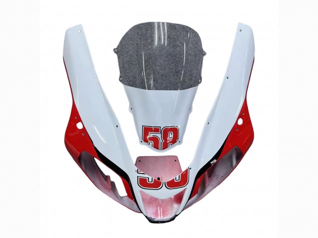 Lojas Carenagens Moto Aprilia RSV1000 2003-2006 - Branco Vermelho Preto Amarelo 58