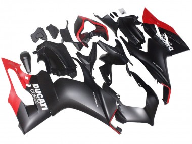 Lojas Carenagens Moto Ducati Panigale V2 2020-2024 - Vermelho Preto Fosco Corse
