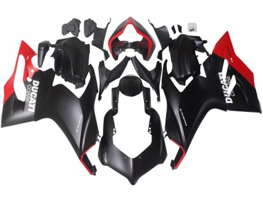 Lojas Carenagens Moto Ducati Panigale V2 2020-2024 - Vermelho Preto Fosco Corse
