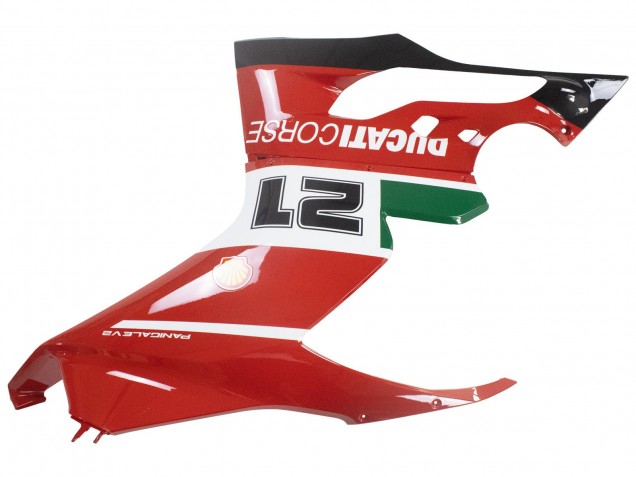 Lojas Carenagens Moto Ducati Panigale V2 2020-2024 - Branco Vermelho Verde Preto Fosco Corse 21