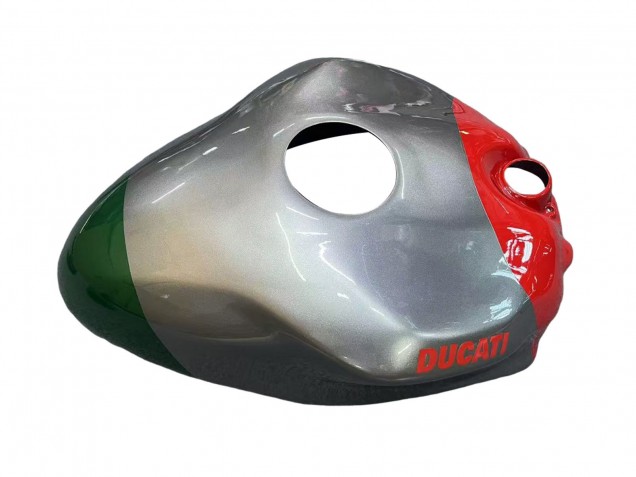 Lojas Carenagens Moto Ducati Panigale V2 2020-2024 - Prata Vermelho Verde
