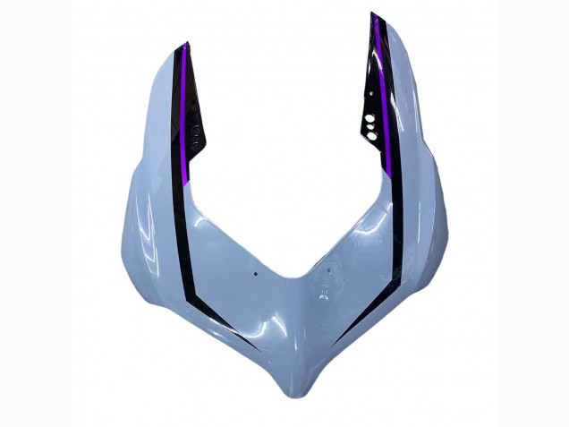 Lojas Carenagens Moto Ducati Panigale V2 2020-2024 - Cinzento Brilhante Roxo Preto Brilhante