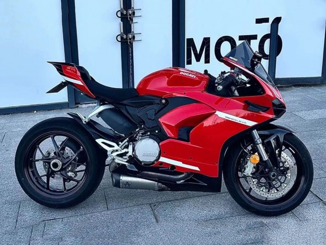 Lojas Carenagens Moto Ducati Panigale V2 2020-2024 - Vermelho Branco