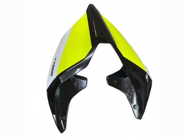 Lojas Carenagens Moto Ducati Panigale V2 2020-2024 - Branco Verde Limão Preto Brilhante Stein Dinse VR 46
