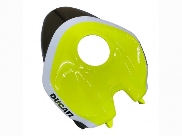 Lojas Carenagens Moto Ducati Panigale V2 2020-2024 - Branco Verde Limão Preto Brilhante Stein Dinse VR 46
