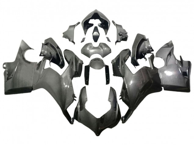 Lojas Carenagens Moto Ducati Panigale V4 V4S 2018-2019 - Preto Fibra de Carbono Estilo