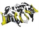 Lojas Carenagens Moto Ducati Panigale V4 V4S 2020-2021 - Amarelo Branco Preto Brilhante