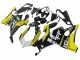 Lojas Carenagens Moto Ducati Panigale V4 V4S 2020-2021 - Amarelo Branco Preto Brilhante