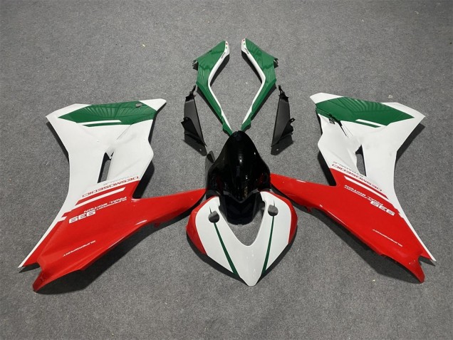 Lojas Carenagens Moto Ducati Supersport 939/939S 2017-2022 - Branco Vermelho Verde