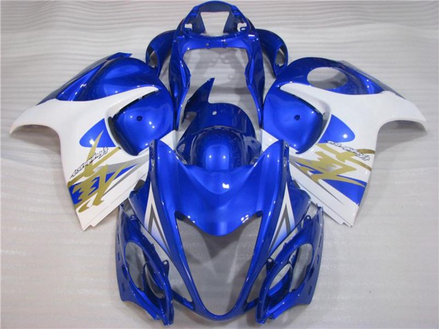 Lojas Carenagens Moto Suzuki GSXR 1300 Hayabusa 2008-2020 - Branco Azul