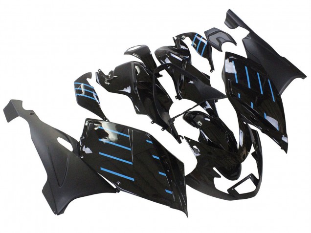 Lojas Carenagens Moto BMW K1200S 2005-2010 - Preto Brilhante Preto Fosco Azul Linha