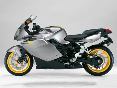 Lojas Kits Carenagem Moto BMW K1200S 2005-2010 - Prata Amarelo Preto