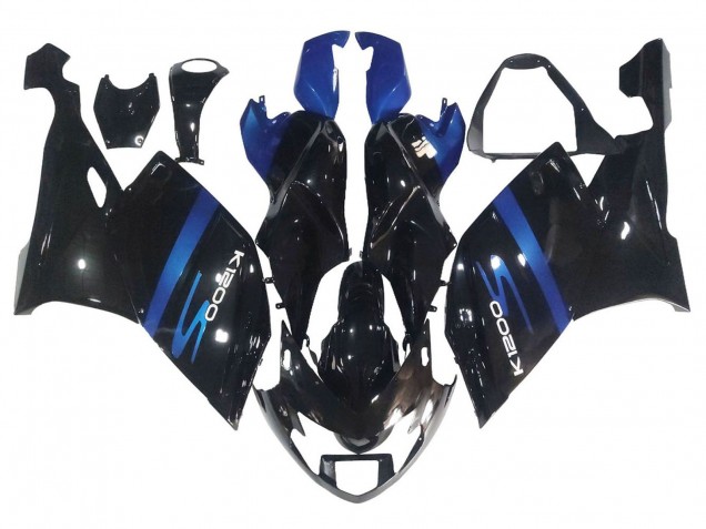 Lojas Carenagens Moto BMW K1200S 2005-2010 - Azul Preto Brilhante