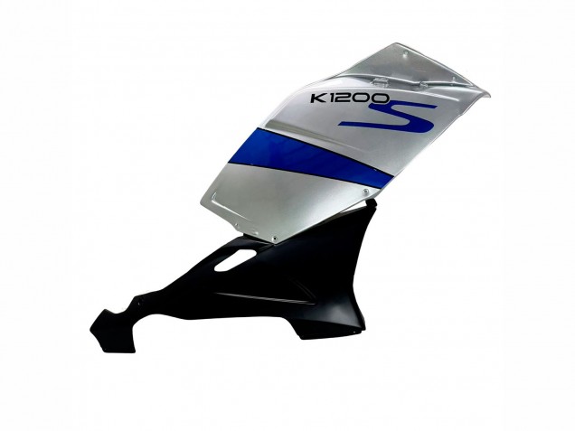 Lojas Carenagem Moto BMW K1200S 2005-2010 - Prata Azul Preto