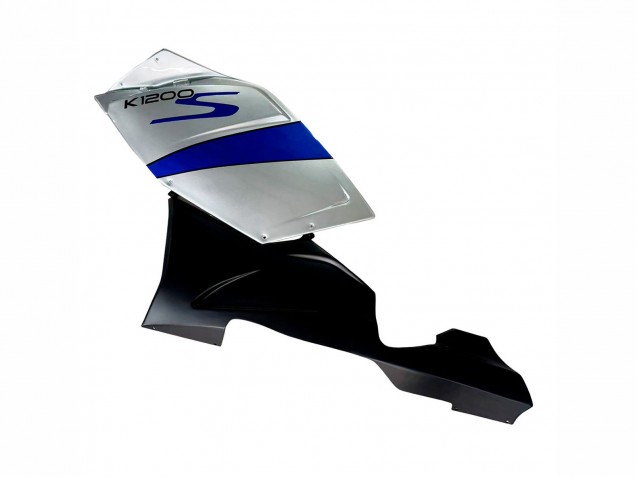 Lojas Carenagem Moto BMW K1200S 2005-2010 - Prata Azul Preto