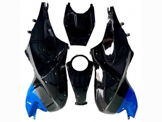 Lojas Carenagem Moto BMW K1200S 2005-2010 - Prata Azul Preto