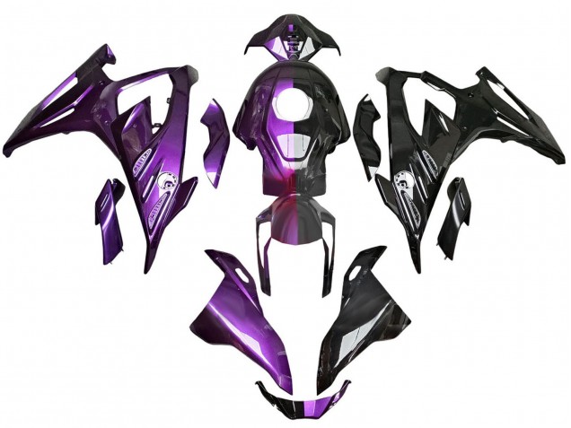 Lojas Carenagens Moto BMW S1000RR 2023-2024 - Roxo Preto Brilhante