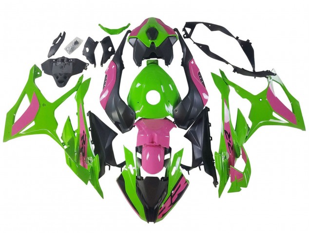 Lojas Carenagens Moto BMW S1000RR 2023-2024 - Rosa Verde Preto