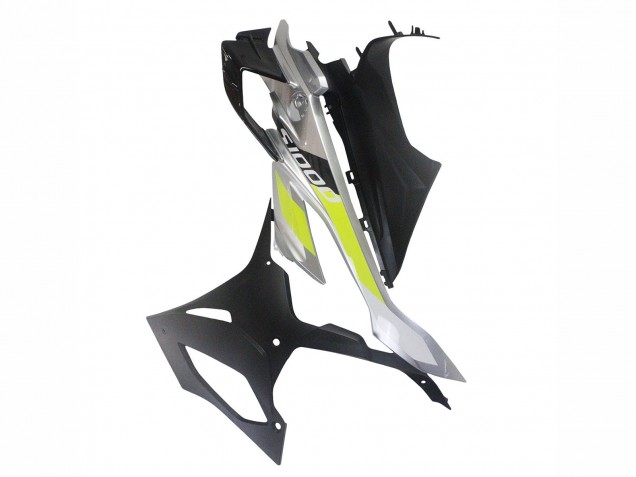 Lojas Carenagens Moto BMW S1000RR 2023-2024 - Prata Preto Fosco Verde Limão