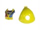 Lojas Carenagens Moto BMW S1000RR 2023-2024 - Amarelo Fibra de Carbono