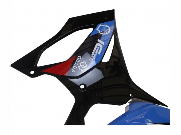 Lojas Carenagens Moto BMW S1000RR 2023-2024 - Branco Azul Vermelho Preto Fosco