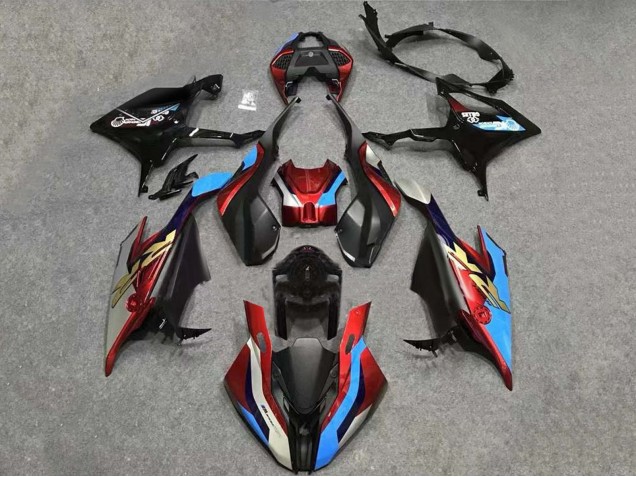 Lojas Carenagens Moto BMW S1000RR 2023-2024 - Preto Vermelho Azul Ouro