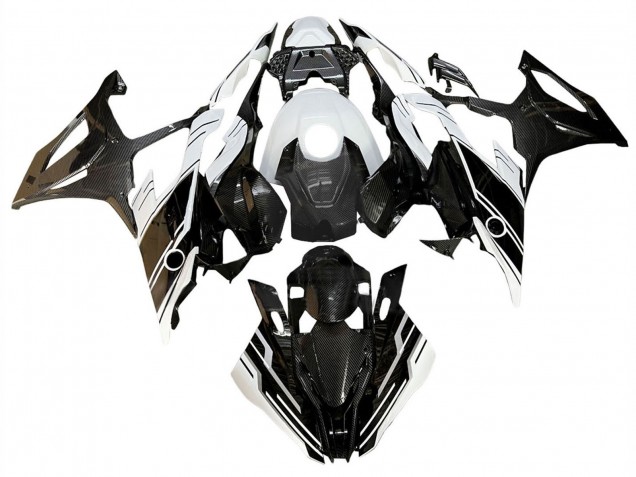 Lojas Carenagens Moto BMW S1000RR 2019-2022 - Preto Brilhante Branco