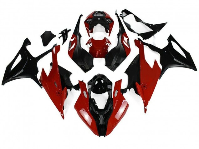 Lojas Kits Carenagem Moto BMW S1000RR 2019-2022 - Preto Vermelho