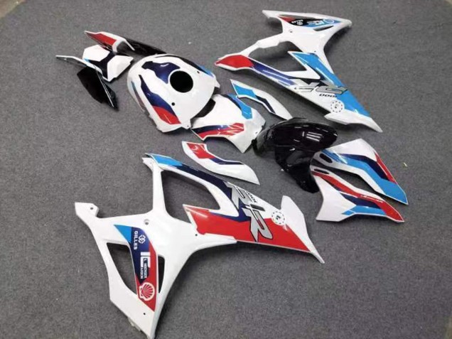 Lojas Carenagens Moto BMW S1000RR 2019-2022 - Branco Vermelho Azul