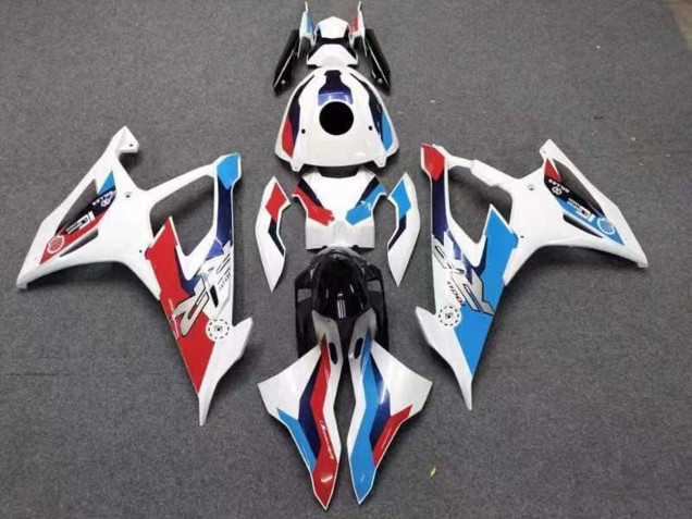 Lojas Carenagens Moto BMW S1000RR 2019-2022 - Branco Vermelho Azul