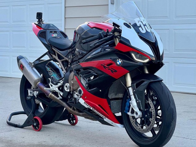 Lojas Carenagens Moto BMW S1000RR 2019-2022 - Preto Vermelho Branco