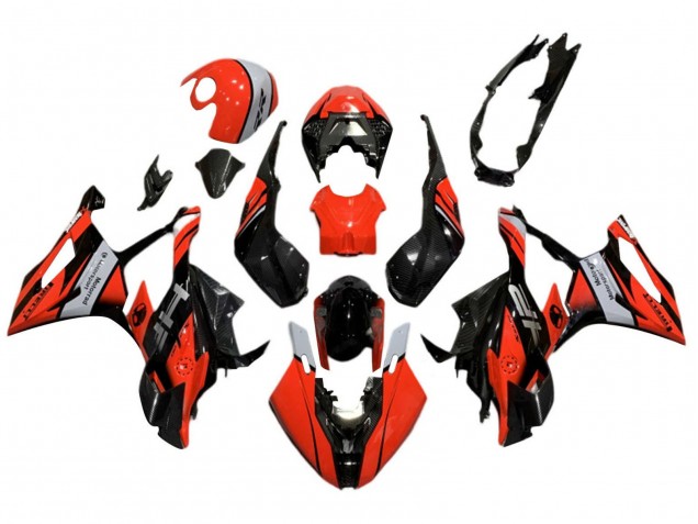 Lojas Carenagens Moto BMW S1000RR 2019-2022 - Preto Vermelho Cinzento