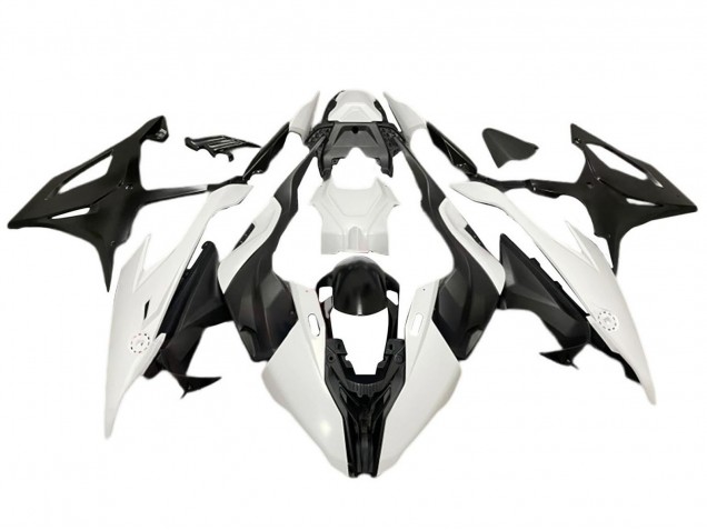 Lojas Carenagens Moto BMW S1000RR 2019-2022 - Preto Fosco Branco