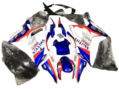 Lojas Carenagens Moto BMW S1000RR 2019-2022 - Azul Vermelho Branco Smiths